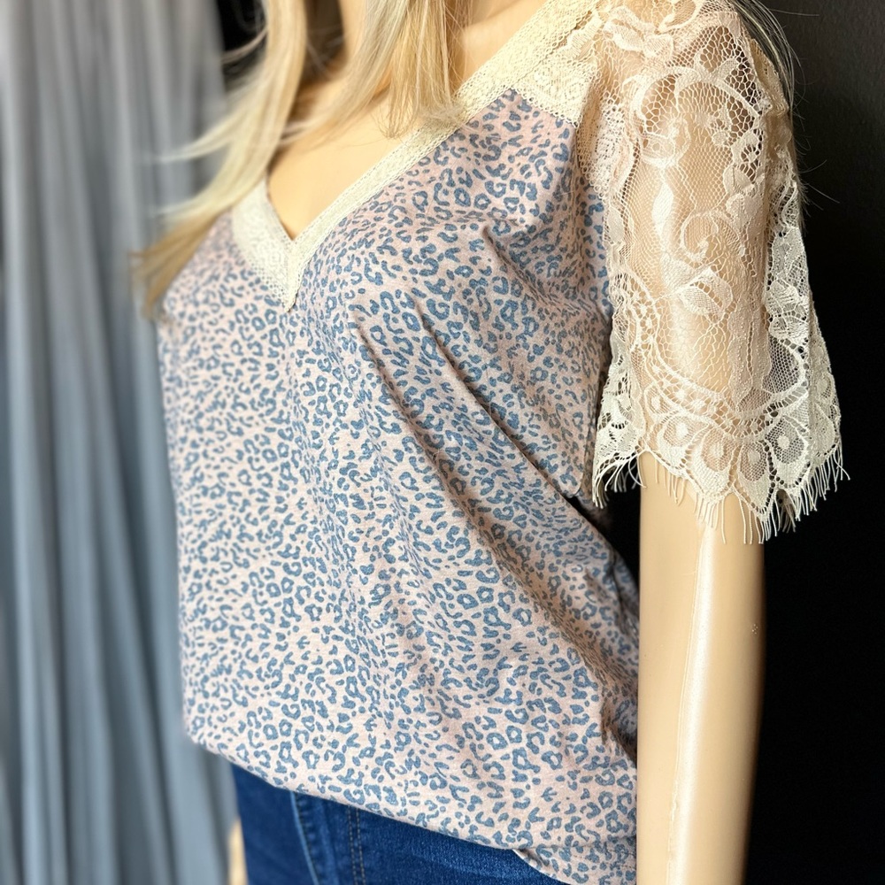 NWT POL leopard print shirt - Picture 2 of 6